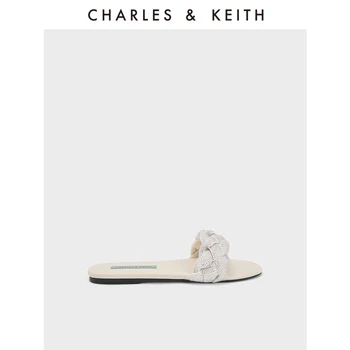 CHARLES＆КИЙТ/Ново записване, CK1-70360146, дамски обувки с тъкани каишка, чехли