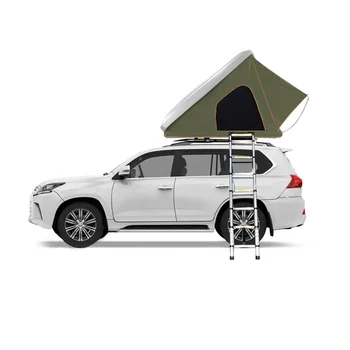 Автомобилна палатката на покрива 2.1 m Четырехсезонная За Къмпинг с твърд корпус, шатра на покрива