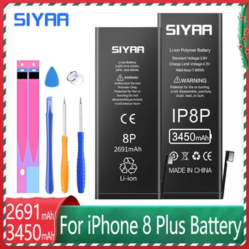 Батерия SIYA за iPhone Plus 8 8plus 8P iPhone8P iPhone8plus Капацитет 3450 ма Сменяеми литиево-полимерна батерия за мобилен телефон