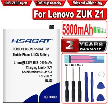 Капацитет на батерията HSABAT BL255 5800 ма за смартфон Lenovo ZUK Z1