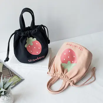 Чанта-тоут голям капацитет Множество чанта за обяд с приятен ягодов модел в съвсем малък за ежедневна употреба