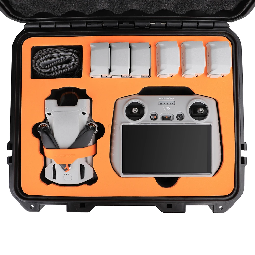 Сейф за DJI Mini Pro 3, Чанта За Съхранение на Преносим Куфар, Твърда Обвивка, Водоустойчива Кутия, Противоударная Кутия, Аксесоари за Радиоуправляемого Контролер . ' - ' . 1