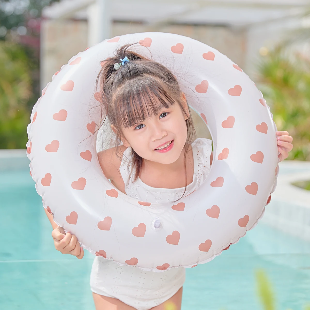 Винтажное пръстен за гмуркане с катусом/сърце, надувное пръстен за плуване за деца и възрастни, кръг за плуване, летен плаж, водна играчка за басейн . ' - ' . 4