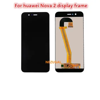 100% Тестван за Huawei Nova 2, LCD сензорен екран възли, екран за Huawei Nova 2, Екран за huawei Nova 2, рамка на дисплея