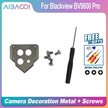 AiBaoQi Маркова новост, чиято декоративна украса за камера за задно виждане + Винтове, Аксесоари за 6,3-инчов смартфон Blackview BV9800 Pro