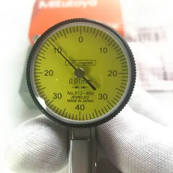 LCD индикатор Mitutoyo, с дигитален циферблат № 513-404 Аналогов Рычажный циферблат С точност 0,01 mm, Обхват на Измерване 0-0,8 мм, Ръчни инструменти