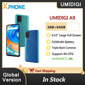 UMIDIGI A9 3 GB 64 GB глобалната версия на 6,53 
