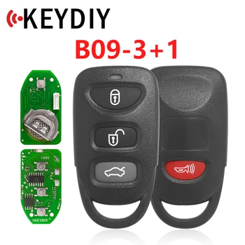 XNRKEY B серия B09-3+1 3+1 Бутон универсално дистанционно ключ KD за программатора URG200/KD900/KD200/KD-X2/Mini KD Key