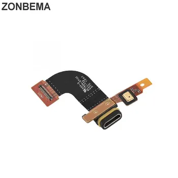ZONBEMA 5 бр./партида, оригиналът конектор за зарядно устройство Микро USB порт, порт за зарядно устройство, гъвкав кабел, Лента за Sony Xperia M5 E5603 E5606 E5653