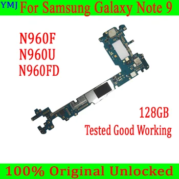 Безплатна Доставка 128 Г дънна Платка за Samsung Galaxy Note 9 N960U N960F N960FD дънна Платка Оригиналната отключване на системата логически заплата Android