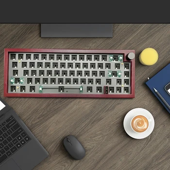 Детска клавиатура GMK67, ключ, ръчна детска клавиатура с подсветка RGB, Лека и здрава, Снижающая умора, компютърни аксесоари