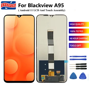 За Blackview A95 Смяна на LCD дисплей и сензорен екран на предния панел на 100% Тестван За BLACKVIEW A95 LCD + Лепило