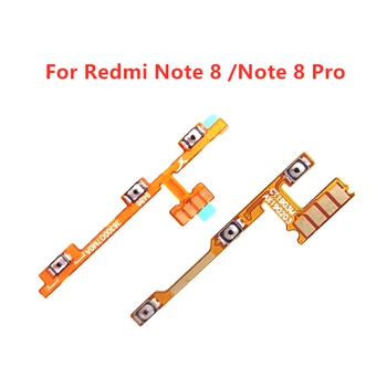 за Xiaomi Redmi Note 8 Pro Страничен клавиш за сила на звука на захранването Бутон за включване Изключване Flex кабел За Redmi Note 8 Подмяна на Flex кабел