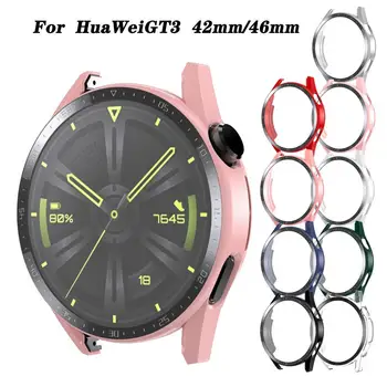 Защитен Калъф за часа Huawei Watch GT3 42/46 мм, Умни часовници с Покритие покритие Против надраскване, Защитно покритие за екрана на 