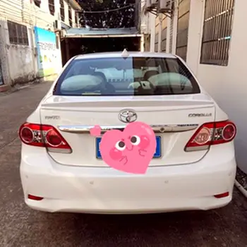 Използва За Toyota Altis 2018-2014 Corolla Спойлер ABS Пластмаса Коване От Въглеродни Влакна Вид на Задното Крило на Багажника на Колата Бодикит Комплект Аксесоари
