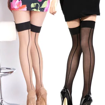 Летни дамски чорапи над коляното, секси чорапи-носочные изделия, чулочные изделия JAN88