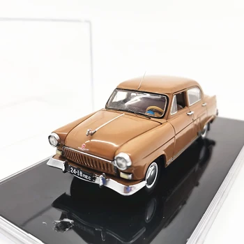 Модел на колата от сплав Volga M21 в мащаб 1:43, колекция от хоби за възрастни и деца, празнични подаръци, сувенир, витрина с малки недостатъци