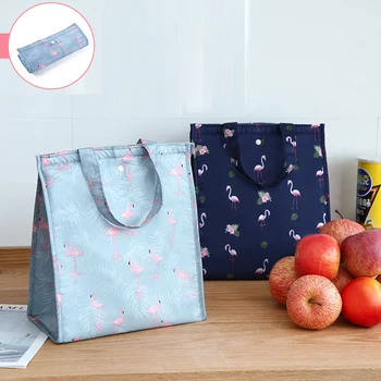 Модерен обяд-бокс-хладилник, преносима изолирано холщовая чанта за обяд, Термосумка за пикник чанта-хладилник, чанти за обяд и за жени и деца