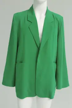 Модерен ретро-зелен костюм Millennium y2k A2911