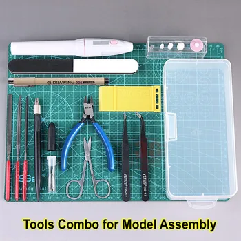 Набор от инструменти за сглобяване на модели за инструменти Gundam, военен модел за хоби, аксесоари 