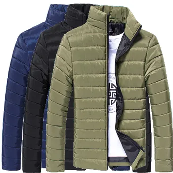 Новост зимата 2023 г., мъжко яке, изработени от памук с цип-багажник, топло зимно дебели палта, якета, градинска реколта дрехи, Chaquetas Hombre