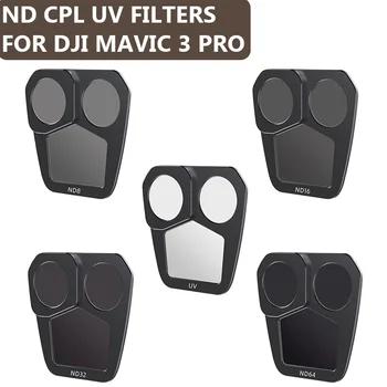 Обектива на камерата, за DJI Mavic 3 Pro Комплекти, Филтър ND UV CPL ND8/CPL ND16/CPL ND32/CPL ND64/Аксесоари за безпилотни самолети CPL