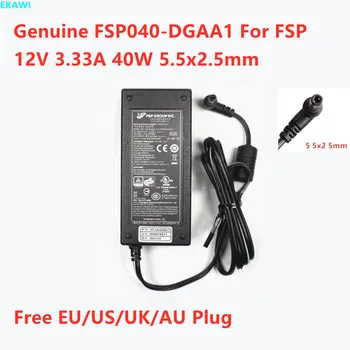 Оригинален адаптер FSP FSP040-DGAA1 12V 3.33 A 40W 5.5x2.5mm FSP040-RHAN2 за монитор Зарядно Устройство