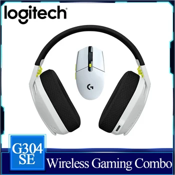 Оригиналната Безжична Детска Комбинирана мишка Logitech G435 G304 SE Със Скоростта на светлината и Слот комплект Bluetooth-слушалки За PC/PS4/PS5 и т.н