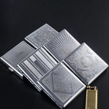 Проста метална кутия за цигари, влагоустойчив, отговарят на високи опаковка за цигари за мъже