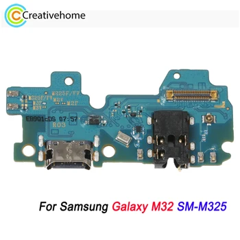 Първоначалната такса порт за зарядно за Samsung Galaxy M32 SM-M325 Смяна на USB докинг станция за зареждане