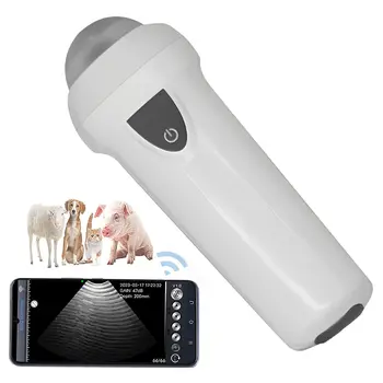 Ръчно ветеринарен скенер за бременни за тестване на прасета, кози, ветеринарно ултразвуково оборудване за селскостопански животни
