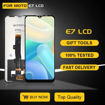 Тестван 6,5 инча за Motorola Moto E7 LCD сензорен панел стъклен екран Digiziter в събирането на Резервни части Безплатна доставка с инструменти