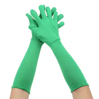 Универсални хромирани зелени ръкавици за екрана Ефект на невидимост Фонови ръкавици Фотография Фото Видео прическа Филм Пост