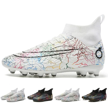 Футболни обувки мъжки професионални полеви обувки с дълги шипове Оригинални мъжки футболни обувки Tf/Ag футболни маратонки, футболни обувки, Футболни Man