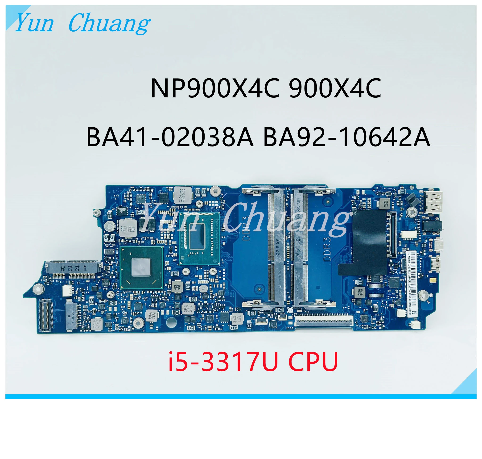 BA41-02038A BA41-02037A за Samsung NP900X4C 900X4C NP900X4D дънна платка на лаптоп BA92-10642A с процесор i5-3317U Или i7-3517U DDR3 . ' - ' . 0
