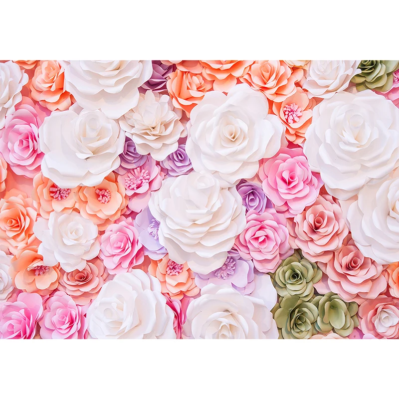 Фон за снимки Funnytree пролетта цвете сватбен декор цветен фон за фотосесия в студиото на нова подпори за фотосесия . ' - ' . 1