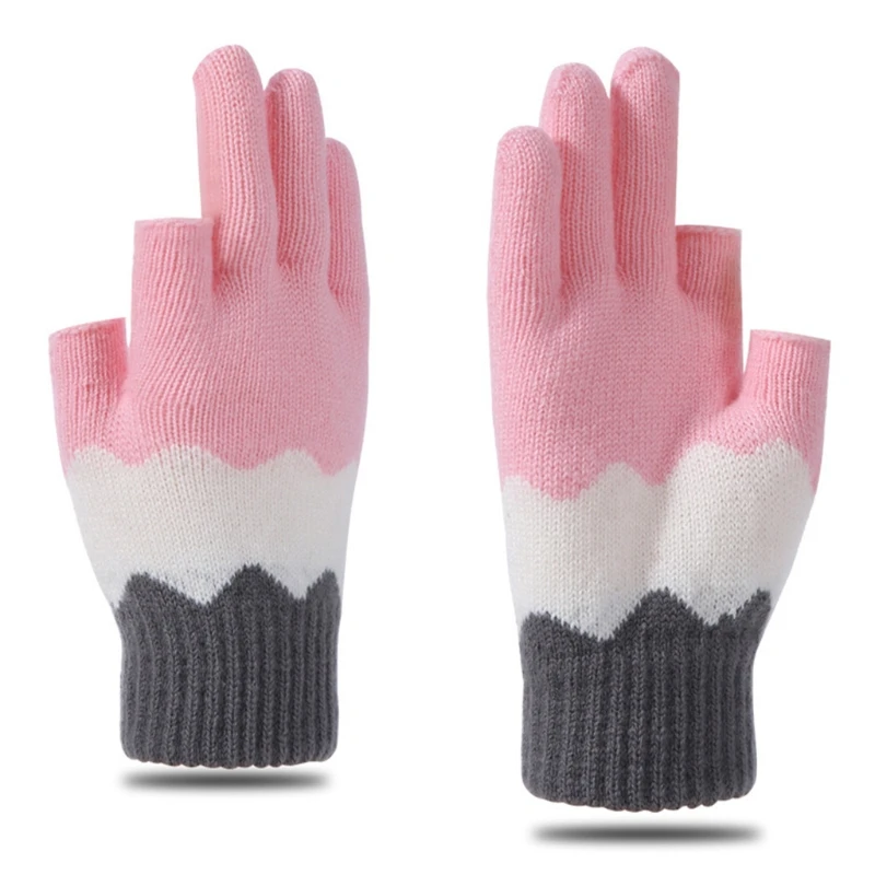 Ръкавици за шофиране, меки ръкавици за момичета, зимни ръкавици със сензорен екран на два пръста . ' - ' . 2