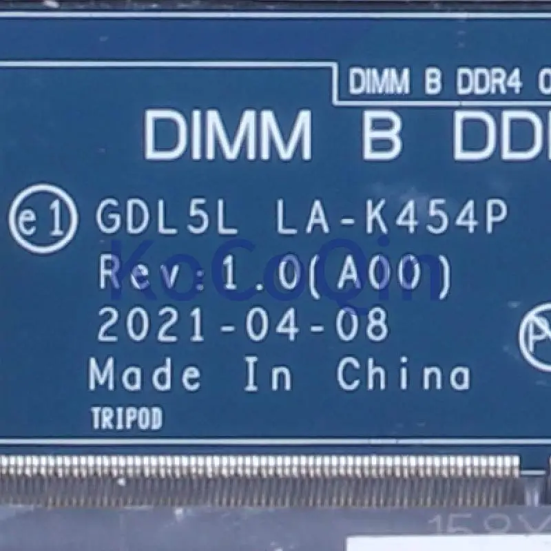 GDL5L LA-K454P За DELL G15 Gaming 5515 дънна Платка на лаптоп 02N46G 00VT1V 0PGC5N 0R3CDX RTX3050 RTX3050TI дънна Платка на лаптоп DDR4 . ' - ' . 2