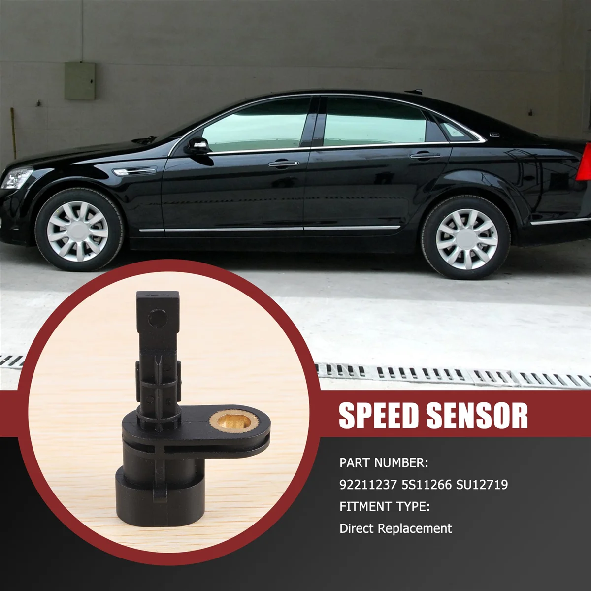 2Pin 92211237 Сензор на Скоростта заден ABS Колелата на Автомобила 5S11266 SU12719 за г-8 за . ' - ' . 3