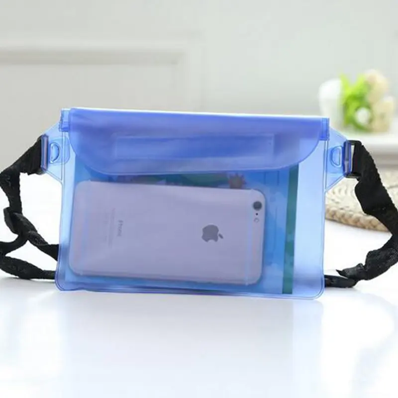 Водоустойчива чанта за гмуркане с шнорхел, колан, суха калъф за телефон, PVC . ' - ' . 5
