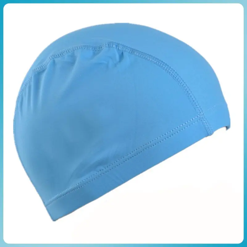 Шапка за плуване свободен размер, водоустойчив еластична защита на ушите, спортна шапка за плуване с дълга коса, ультратонкая мъжки дамски шапка за басейна на открито . ' - ' . 5