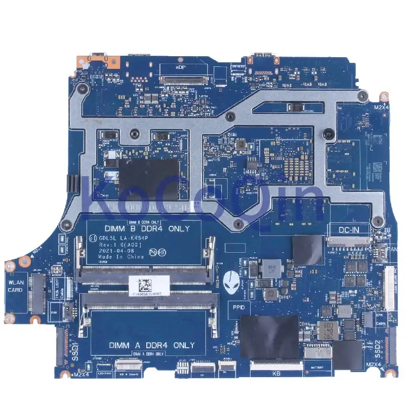 GDL5L LA-K454P За DELL G15 Gaming 5515 дънна Платка на лаптоп 02N46G 00VT1V 0PGC5N 0R3CDX RTX3050 RTX3050TI дънна Платка на лаптоп DDR4 . ' - ' . 5